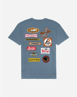 LOST CLOTHING BURNOUT VINTAGE DYE TEE (10520873) -Board Zone Shop 10520873 PBU 1 94471.1689091987