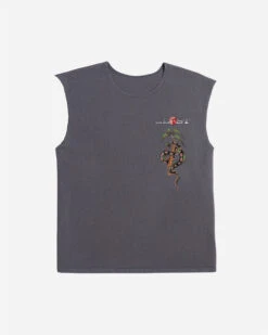 LOST CLOTHING UKE CUT OFF TEE (10560804) -Board Zone Shop 10560804 VBK 89744.1675719255