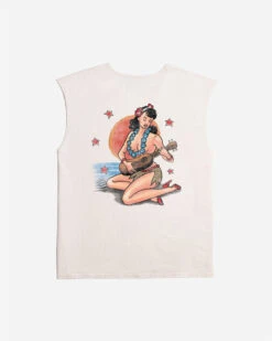 LOST CLOTHING UKE CUT OFF TEE (10560804) -Board Zone Shop 10560804 VWH 1 38771.1683838866