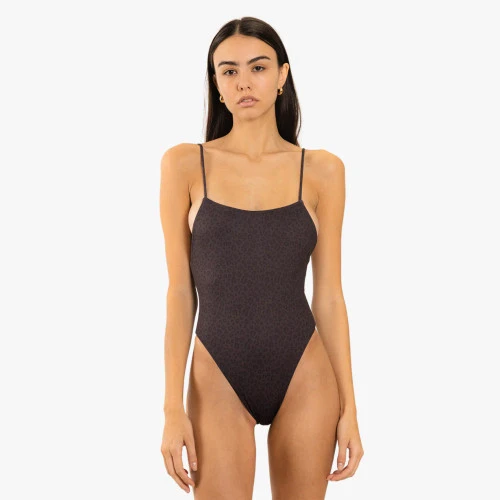 DUVIN BLACK CHEETAH ONE PIECE (DWOP106BLK) 4 DUVIN BLACK CHEETAH ONE PIECE (DWOP106BLK) - Image 2