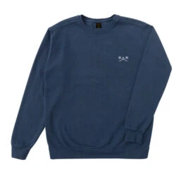 DARK SEAS GO TO CREW PIGMENT CREWNECK -Board Zone Shop 301700001 DEN 2 33706.1672252788