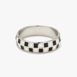 PURA VIDA CHECKERBOARD RING (36390)