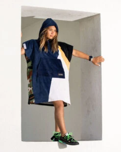 LEUS SKY BROWN SUNRISE CAMO PONCHO