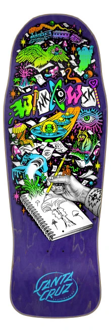 10.34" SANTA CRUZ WINKOWSKI SKETCHBOOK REISSUE DECK (11117018-144634)