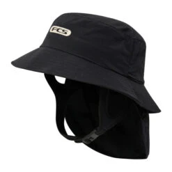FCS ESSENTIAL SURF BUCKET HAT SMALL (AESB-02-BLK-SM)