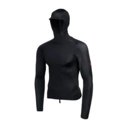 FLORENCE MARINE X LONG SLEEVE HOODED RASHGUARD(FMSS00030-BLK)
