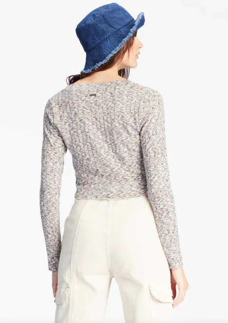 BILLABONG SWEET TIDES V-NECK LS TOP (ABJKT00429) 4 BILLABONG SWEET TIDES V-NECK LS TOP (ABJKT00429) - Image 2