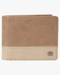 BILLABONG DIMENSION FAUX LEATHER BIFOLD (AVYAA00224) -Board Zone Shop abyaa00224 billabongp cly frt1 99081.1684767185