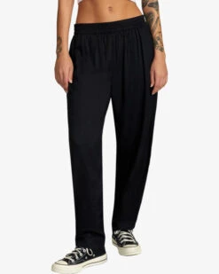 RVCA NEW YUME PANT(EX) -Board Zone Shop avjnp00131 rvca2Cw blk frt1 66373.1694015926