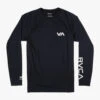RVCA LONGSLEEVE RASHGUARD(EX) -Board Zone Shop avywr00119 rvca2Cf blk frt1 87971.1694016205