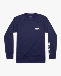 RVCA LONGSLEEVE RASHGUARD(EX) 10 RVCA LONGSLEEVE RASHGUARD(EX) -Board Zone Shop avywr00119 rvca2Cf nvy frt1 44584.1694016206