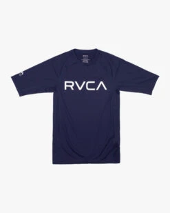 RVCA SHORT SLEEVE RASHGUARD(EX) 8 RVCA SHORT SLEEVE RASHGUARD(EX) -Board Zone Shop avywr00120 rvca2Cf nvy frt1 69290.1694016212
