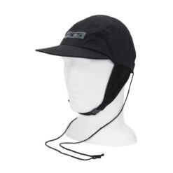FCS ESSENTIAL SURF CAP HAT LARGE (AESC-01-BLK-LG)