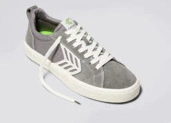 CARIUMA CATIBA PRO GREY SUEDE MEN'S SHOE -Board Zone Shop catiba pro mystic grey contrast stitch sneaker canvas.slideshow3 24072.1674596225