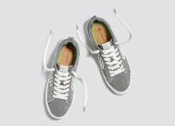 CARIUMA CATIBA PRO GREY SUEDE MEN'S SHOE -Board Zone Shop catiba pro mystic grey contrast stitch sneaker canvas.slideshow5 93738.1674596225