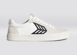 CARIUMA CATIBA PRO OFF-WHITE MEN'S SHOE -Board Zone Shop catiba pro off white vintage black canvas sneaker.slideshow1 33212.1674596409