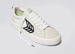 CARIUMA CATIBA PRO OFF-WHITE MEN'S SHOE -Board Zone Shop catiba pro off white vintage black canvas sneaker.slideshow3 47828.1674596409