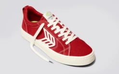 CARIUMA CATIBA PRO SAMBA RED MEN'S SHOE -Board Zone Shop catiba pro red contrast ivory canvas.feature 1 06802.1674596300