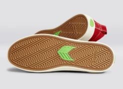 CARIUMA CATIBA PRO SAMBA RED MEN'S SHOE -Board Zone Shop catiba pro red contrast ivory canvas.slideshow2 58436.1674596298
