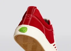 CARIUMA CATIBA PRO SAMBA RED MEN'S SHOE -Board Zone Shop catiba pro red contrast ivory canvas.slideshow4 02638.1674596299