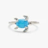 PURA VIDA OPAL SEA TURTLE RING (10JERG1153) -Board Zone Shop opal sea turtle ring silvercopy 800x800 crop center 11354.1661872921