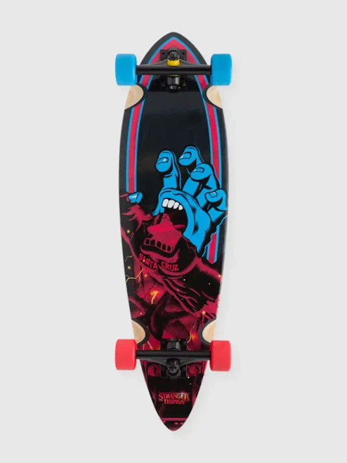 33" SANTA CRUZ SCREAMING HAND PIN TAIL CRUISER COMPLETE SKATEBOARD (STRANGER THINGS COMPLETE) 3 33" SANTA CRUZ SCREAMING HAND PIN TAIL CRUISER COMPLETE SKATEBOARD (STRANGER THINGS COMPLETE)