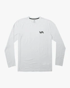 RVCA SPORT VENT LONG SLEEVE TEE(EX) -Board Zone Shop v9011rsv rvca2Cf wht frt1 18638.1694015861