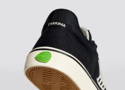 CARIUMA VALLELY BLACK SEUDE MEN'S SHOE -Board Zone Shop vallely skate black ivory cordura suede sneaker.slideshow4 32708.1674596348