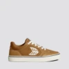 CARIUMA VALLELY CAMEL SUEDE WOMEN'S SHOE -Board Zone Shop vallely skate camel ivory cordura suede sneaker.side view 02374.1674596367