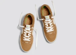 CARIUMA VALLELY CAMEL SUEDE WOMEN'S SHOE -Board Zone Shop vallely skate camel ivory cordura suede sneaker.slideshow5 32568.1674596369