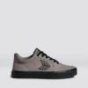 CARIUMA VALLELY CHARCOAL GREY MEN'S SHOE 1 CARIUMA VALLELY CHARCOAL GREY MEN'S SHOE -Board Zone Shop vallely skate grey black cordura suede sneaker.side view 85643.1674596372