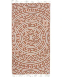SAND CLOUD RUST MANDALA TOWEL (WSFTOW014RSTRG)